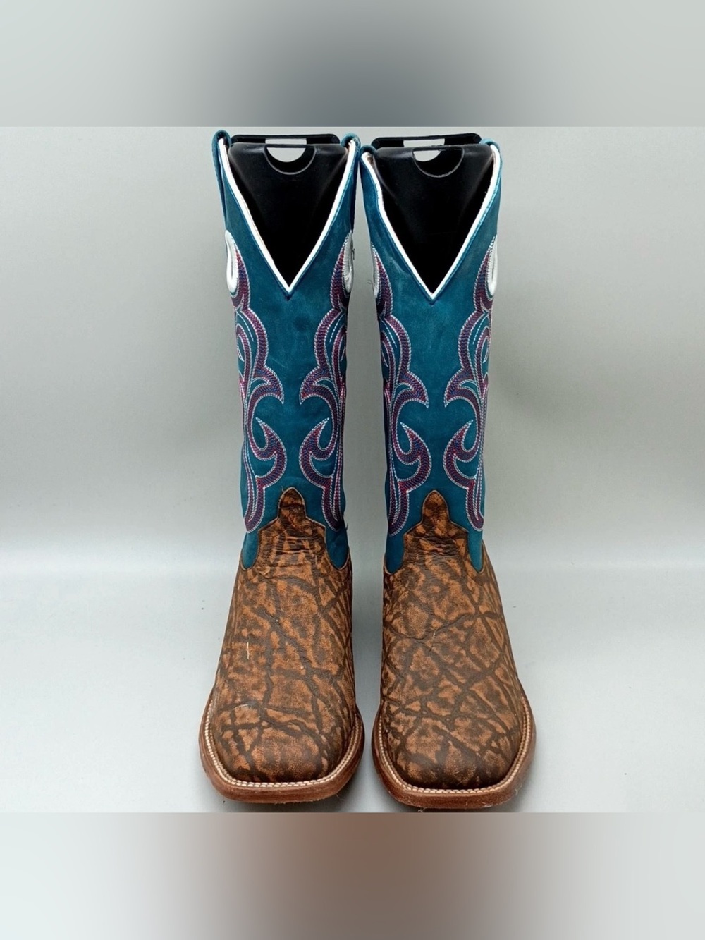 Horse Power HP1859 Western
Square Toe Boots Men 8D Brown
Teal Anderson Bean